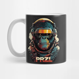 Anime Cyber Ape (Sci-Fi Ape Vintage Retro Future Design Cyberpunk Space Ape) Mug